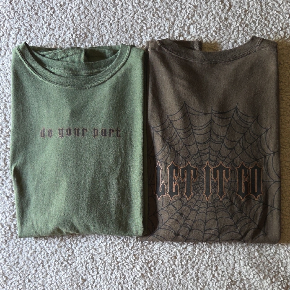 Earthfluenced Graphic Bundle of 2 Short Sleeve T-shirts